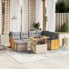 The Living Store 8-tlg. Garten-Sofagarnitur mit Kissen Produktbild-Vorschau 2