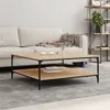 A living room scene with a couch and coffee table. Produktbild-Vorschau