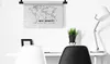 MuchoWow® Wandteppich Wandbehang Weltkarte - Zitat - Reisen Produktbild-Vorschau 4