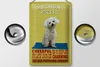 Blechschild Spruch 20x30cm Hund Bichon Frise cheerful Produktbild-Vorschau 2