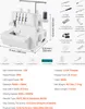 Machine à coudre surjeteuse SucceBuy, 1250 points par Voir les images du produit 7