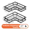 MODFU 2 Stück Duschregal, Eckregal, Badregal, Duschablage Produktbild-Vorschau 3