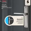Domino Türgriff Blind Drückergarnitur Langschild für Produktbild-Vorschau 2