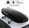 Menabo Mania Coffre voiture imperméable de toit 320L noir Voir les images du produit 16
