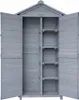 Werkzeugschrank aus Holz, ca. 88 x 45,5 x 168 cm, grau Produktbild-Vorschau 6