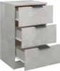 vidaXL Nočný stolík Concrete Grey 40x36x65 cm Náhľad obrázku produktu 5