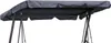Hollywoodschaukel Dachbezug 200 x 145 cm Grau Wasserdicht | Produktbild-Vorschau 1