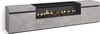 A modern TV cabinet with a built-in electric fireplace, shown against a white background. Produktbild-Vorschau