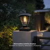 Filament LED zonne-tuinlamp FELIX, paalverlichting, warm Productafbeelding-voorbeeld 2