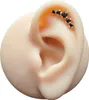 Helix Ohrpiercing 925 Sterling Silber mit Zirkoniasteinen Produktbild-Vorschau 2
