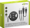 Goobay 93894, USB 2.0, 3.5mm, USB 2.0, 480 Mbit/s, Černá, Náhled obrázku produktu 4