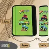 2x HECKBO Kinder Auto Gurtpolster Gurtschutz mit Monster Produktbild-Vorschau 2