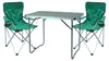 3-teiliges Campingmöbel Set Grün 2x stuhl inkl. Tasche + 1x Tisch Produktbild-Vorschau
