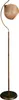 Opviq, Povimento - Gold, Stehlampen, Gold, Metall, 30 x 30 Produktbild-Vorschau 2