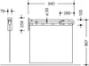 HEWI 801.52.10038 33 Duschspritzschutz Ser 801, Dekor Produktbild-Vorschau 3