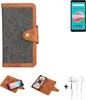K-S-Trade Handyhülle + Kopfhörer kompatibel mit ZTE Blade Produktbild-Vorschau 1