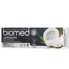 A tube of Biomed Superwhite toothpaste with a coconut illustration. Anteprima dell’immagine prodotto