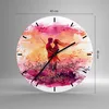 Wanduhr - Rund - Glasuhr - Liebe Paar Flitterwochen - Produktbild-Vorschau 3