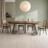 MENZZO Table ronde extensible Grivery Bois Noisette pieds Voir les images du produit 3