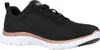 Skechers Flex Appeal 4.0 sportlicher Schnürer Schwarz Produktbild-Vorschau 14