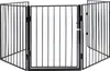 Klappbares Kaminschutzgitter aus Metall, Schwarz, 300x70 Produktbild-Vorschau 1