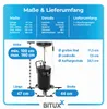 Bituxx Mobiler 80L Ölauffangwagen Ölablassgerät Produktbild-Vorschau 8
