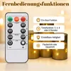 Ikodm 3er-Set LED Kerzen mit Lichterkette und Produktbild-Vorschau 4