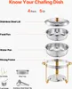 VEVOR scaldavivande per buffet con 4 contenitori pieni (4,7 Anteprima dell’immagine prodotto 14