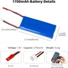 YUNIQUE GREEN-CLEAN-POWER LiPo-accu 7.4V 1700mAh 2S 5C JST Productafbeelding-voorbeeld 3