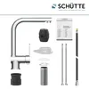 SCHÜTTE Küchenarmatur LONDON mit Geschirrbrause, Wasserhahn Produktbild-Vorschau 5