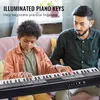 VEVOR 61-klawiszowe pianino cyfrowe, podświetlane klawisze, Podgląd zdjęcia produktu 14