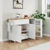 Wózek kuchenny Merax z wysuwanym blatem roboczym, wózek do Podgląd zdjęcia produktu 6