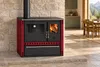 Cuisinière à bois PRITY GTD FS S DR 10,9 kW, Bordeaux, four Voir les images du produit 3
