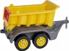 A toy dump truck trailer with a yellow dump bed and gray chassis, shown from a side-angle. Náhled obrázku produktu