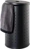 Wäschesammler-Set 2-teilig - Schwarz - Edelstahl - 37 Liter Produktbild-Vorschau 2