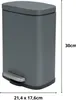Spirella Treteimer Venedig - dunkelgrau - 5 Liter - Metall Produktbild-Vorschau 19