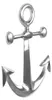 FineBuy Anker Wanddeko Aluminium 62x40 cm Maritime Produktbild-Vorschau 4
