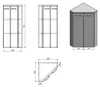 Aqualine ZOJA/KERAMIA FRESH Eckschrank 35x76x35cm, weiß Produktbild-Vorschau 5