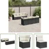 The Living Store 9-tlg. Garten-Sofagarnitur mit Kissen Produktbild-Vorschau 1