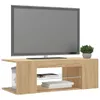vidaXL TV-Schrank mit LED-Leuchten Sonoma-Eiche 90x39x30cm Produktbild-Vorschau 8