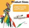 40 Stück Krokodilklemmen mit Kabel, Isolierte Doppelendige Produktbild-Vorschau 2