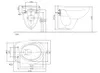 Wand Wc verkürzt 49cm SPÜLRANDLOS compact Beschichtung Sitz Produktbild-Vorschau 3