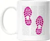 Rise And Run Tasse Weiß Running Joggen Mile Menschen Hobbie Produktbild-Vorschau 1