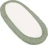 Olive Spannbettlaken mit Gummiband 80x40cm Produktbild-Vorschau 2