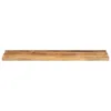 vidaXL Piano da tavolo 100x20x2,5 cm Rettangolare Legno Anteprima dell’immagine prodotto 3