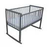 Kinderbett / Beistellbett / Wiege 3in1 120x60 cm grau Produktbild-Vorschau 9