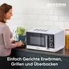 Severin 2-in-1 Mikrowelle mit Grillfunktion 700W, Grillofen Produktbild-Vorschau 3