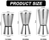 3-teiliges Doppel-Cocktail-Messbecher-Set, Produktbild-Vorschau 2