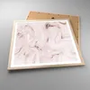 Gerahmtes Poster - Rahmen in heller Eiche - Rosa Marmor Produktbild-Vorschau 3