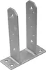 A metal post anchor bracket on a white background. Produktbild-Vorschau